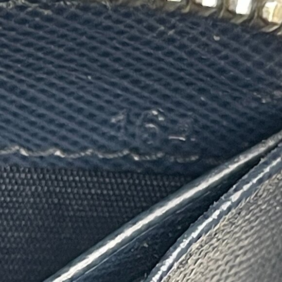 Prada 2ML317 Saffiano Leather Zip Around Wallet - Dark Blue - Preowned - Picture 13 of 13